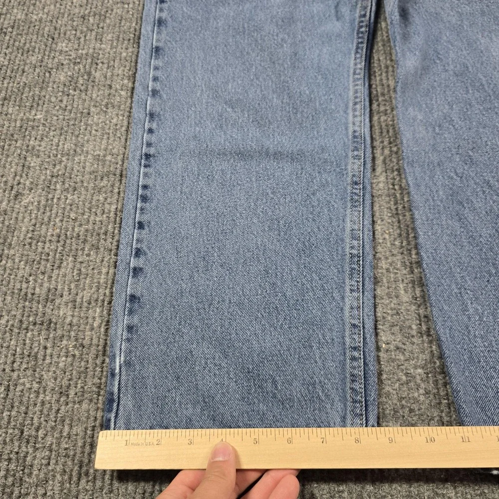 Wrangler Authentics Jeans Mens 38x30‎ Light Wash Blue Straight Leg Denim